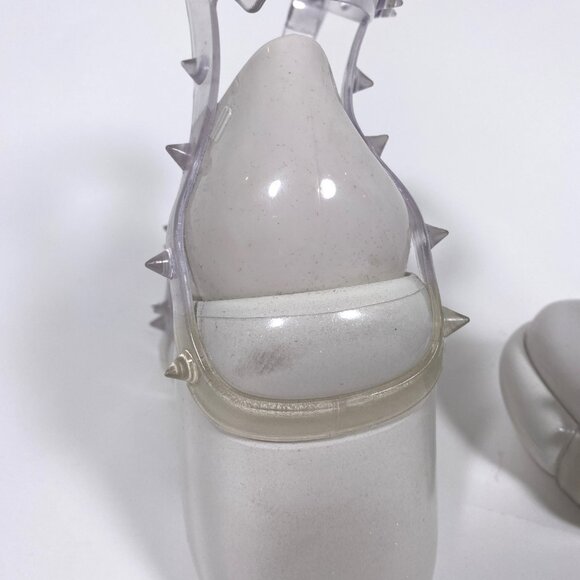 JEAN PAUL GAULTIER x Melissa White Jelly 'Punk Love' Platform - Picture 8 of 11